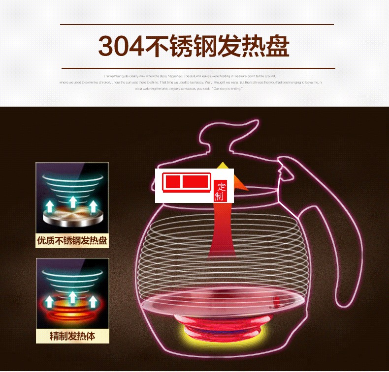 多功能養生壺  加厚玻璃燒水壺 花茶壺