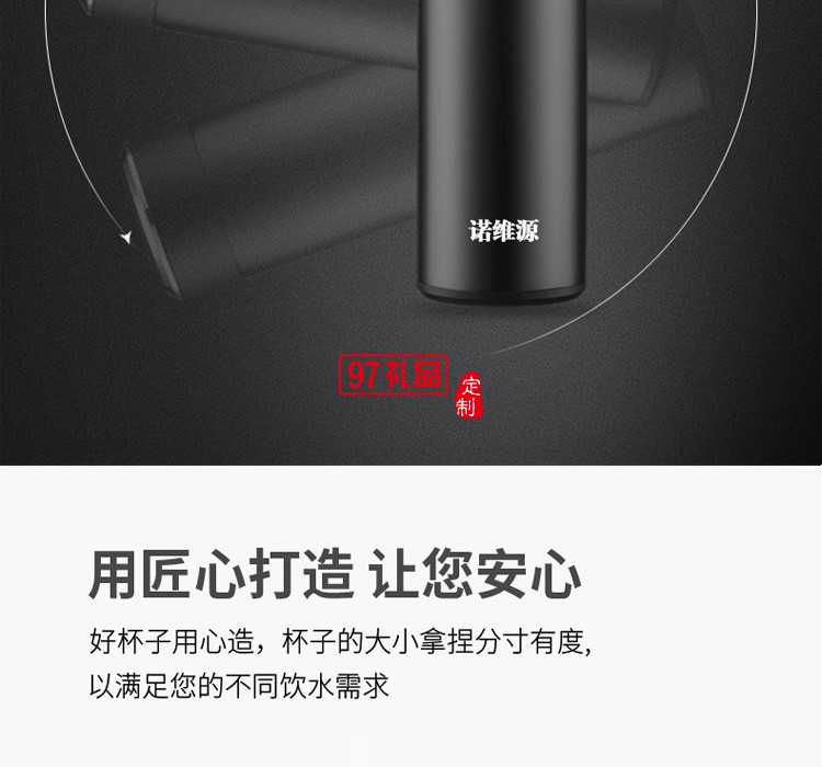 新爆款304不銹鋼保溫杯高檔禮品杯子創意水杯雙層直杯定制LOGO