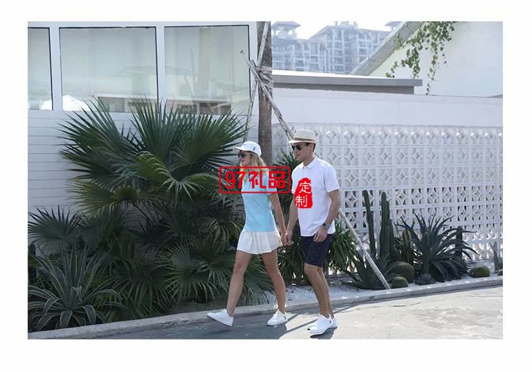 夏季暢銷款經典款翻領T恤工作服定制LOGO定制