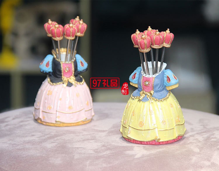 創意白雪公主水果叉