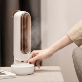 2022新款復古無葉加濕塔扇水冷塔扇節能加濕遙控冷風扇創意禮品定制